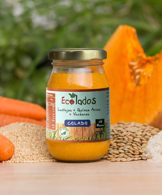 Colado de Lentejas, Quínoa, Arroz y Verduras